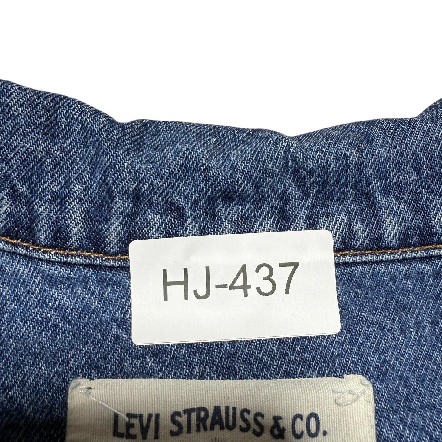 Levi's Made & Crafted Type III About Face Inside Out Denim Trucker Jacket - XL