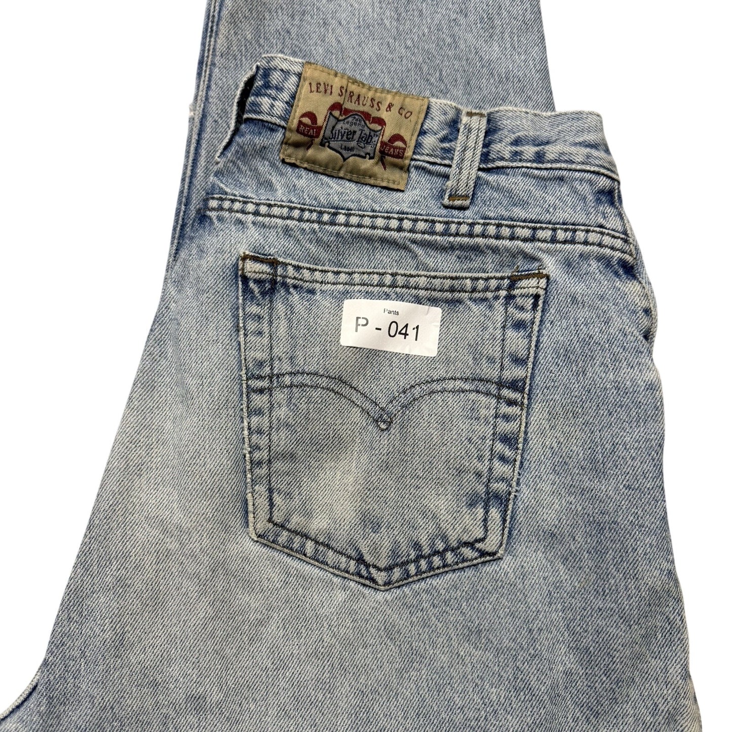 VINTAGE Levis Denim Jeans Mens 33x32 SilverTab 560 Wide Grunge USA 90s Y2K