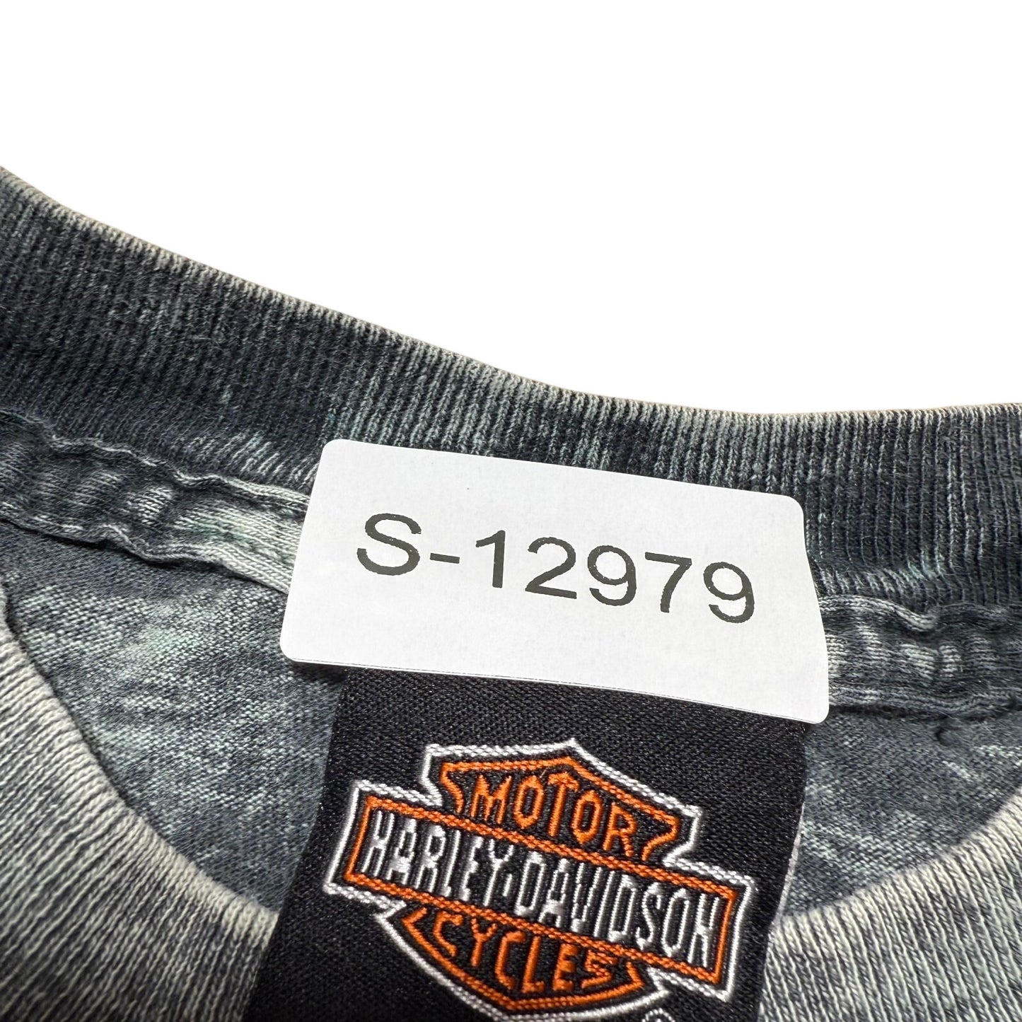 Vintage 1990 Harley Davidson Donahue Delano Minnesota Acid Wash Shirt - Large