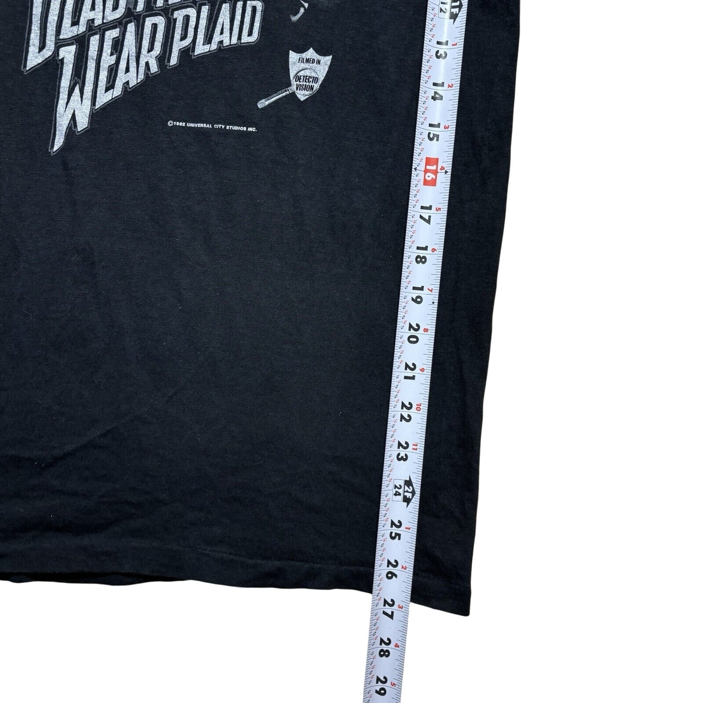 Vintage 80s Steve Martin Dead Men Dont Wear Plaid 1982 Universal Shirt Size S