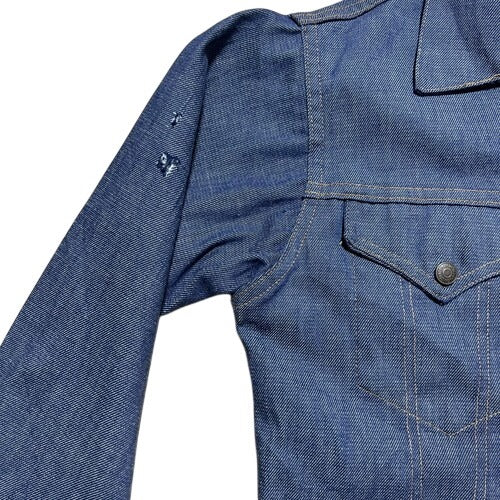 Vintage 70s Levis Denim Jean Shirt Jacket Sz 16