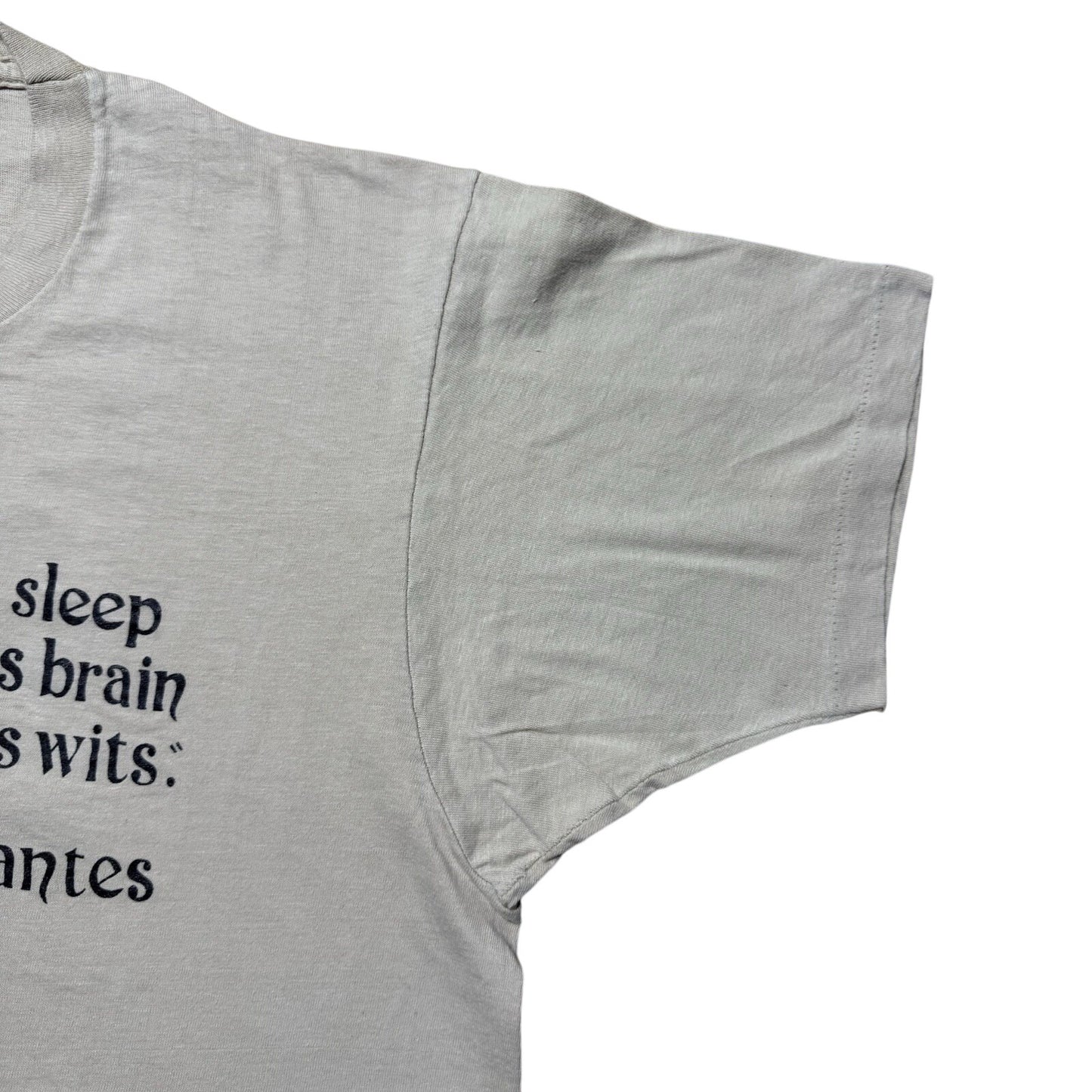 Vintage 70s Cervantes Don Quixote Liberal Studies Notre Dame Shirt Size XL