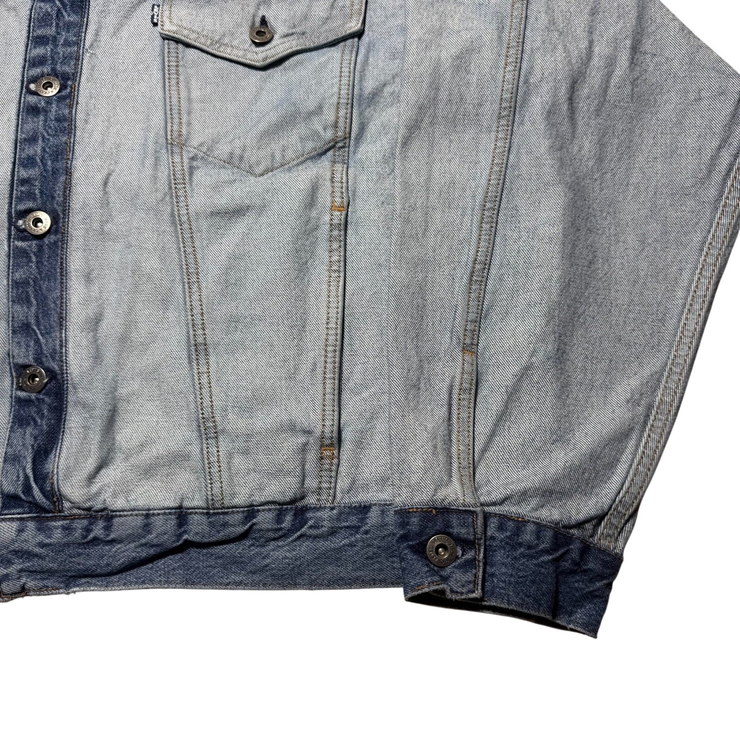 Levi's Made & Crafted Type III About Face Inside Out Denim Trucker Jacket - XL
