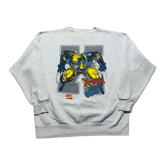 Vintage 1994 X-Men Wolverine Marvel Comics Mutant Gear Sweatshirt Crewneck Large