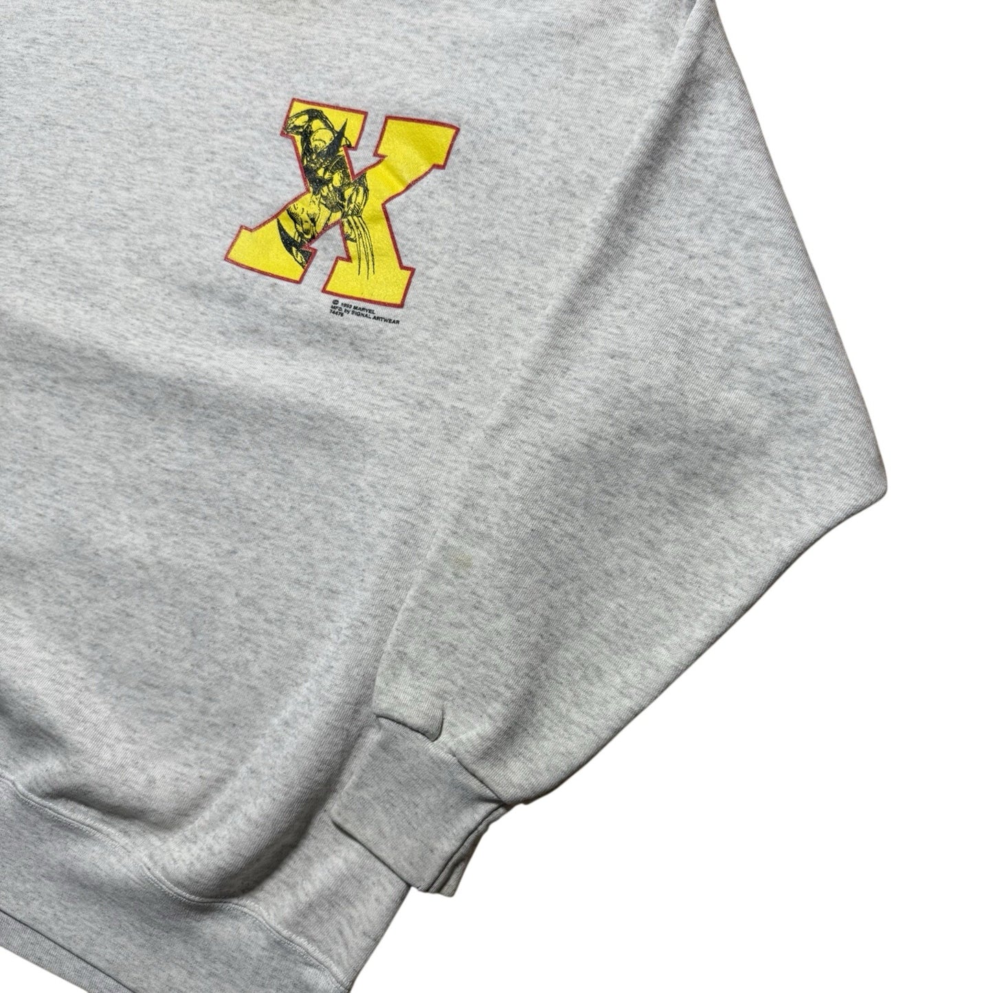 Vintage 1994 X-Men Wolverine Marvel Comics Mutant Gear Sweatshirt Crewneck Large
