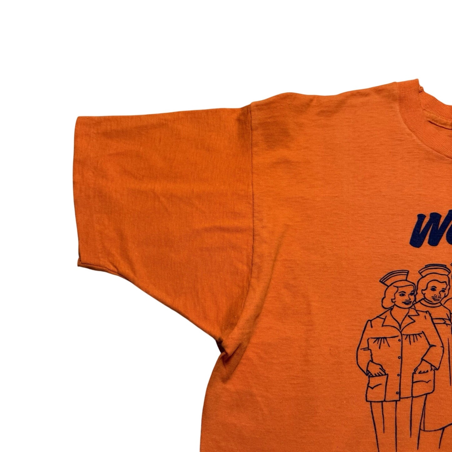 Vintage 70s 80s NSANYS “ Won’t-Ja Join ” New York Nursing Program Shirt Large