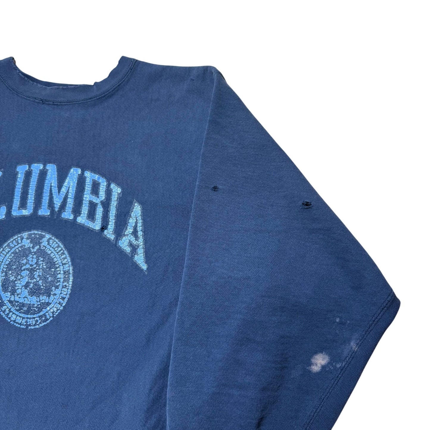 Vintage 80s Columbia University Reverse Weave Warmup Sweatshirt USA Made Size XL