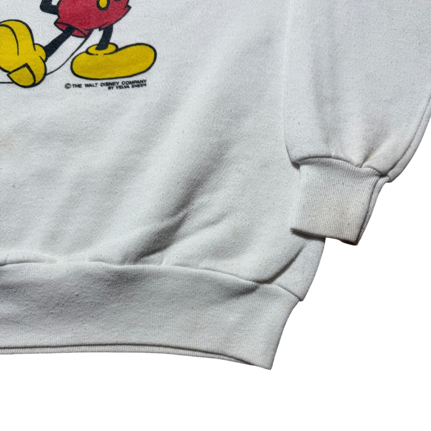 Vintage 80s Walt Disney Mickey Mouse Florida Souvenir Sweatshirt Youth - Large