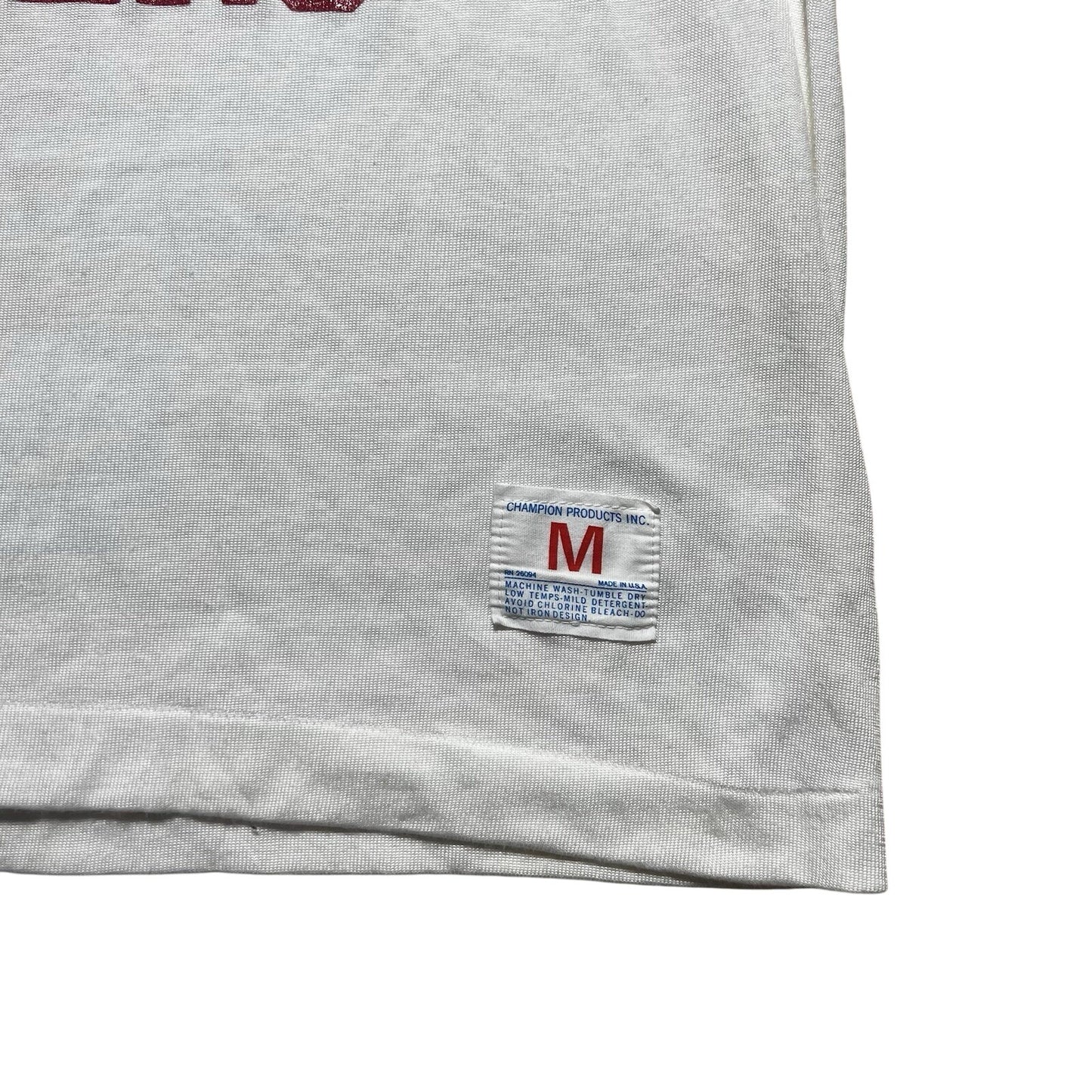 Vintage 70s Champion Blue Bar Red Wing Wingers #1 Jersey Shirt Size Medium