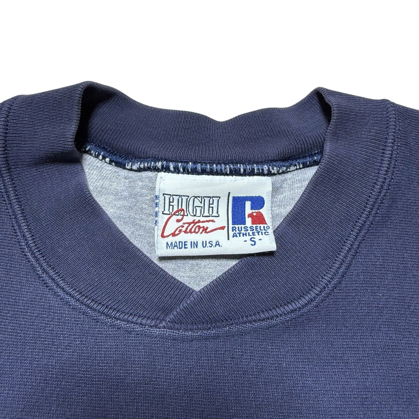 Vintage 90s Y2K Russell Athletic High Cotton Crewneck Sweatshirt Size Small