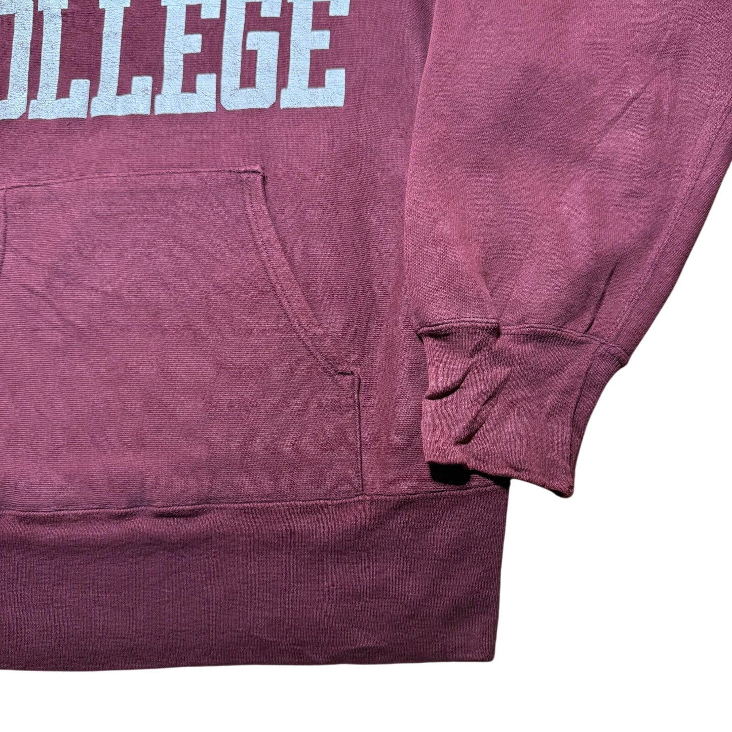 Vintage 80s Champion Reverse Weave Augsburg College Pullover Hoodie USA - Large