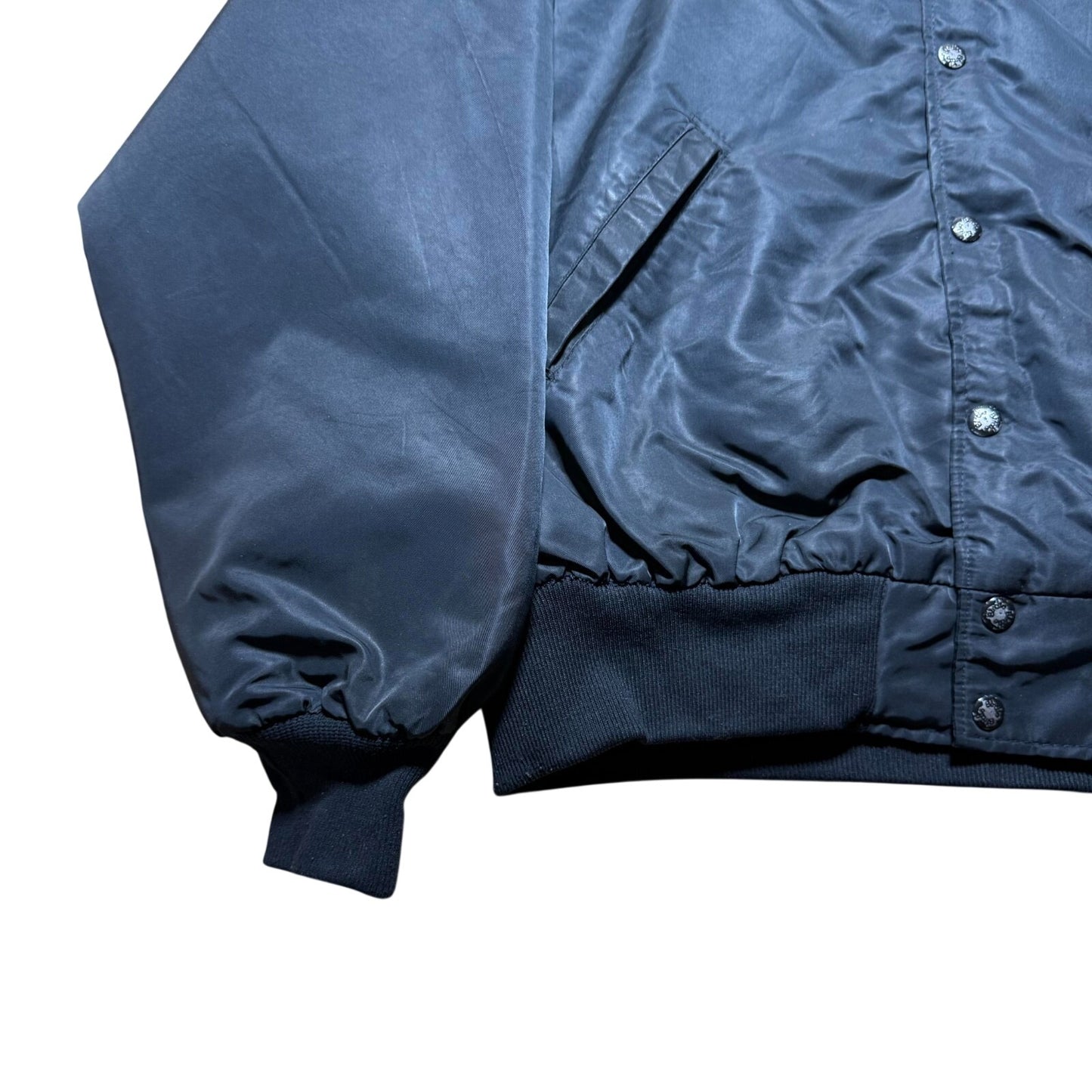 Vintage 1996 Brown County Speedway Aberdeen SD Satin Bomber Jacket USA - Large