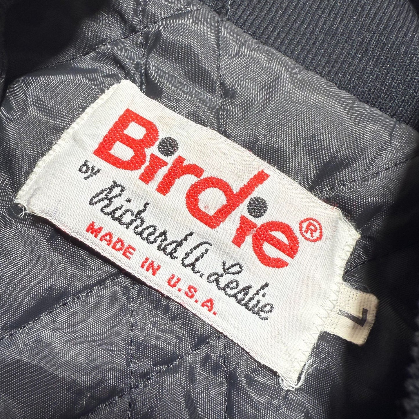 Vintage 1996 Brown County Speedway Aberdeen SD Satin Bomber Jacket USA - Large