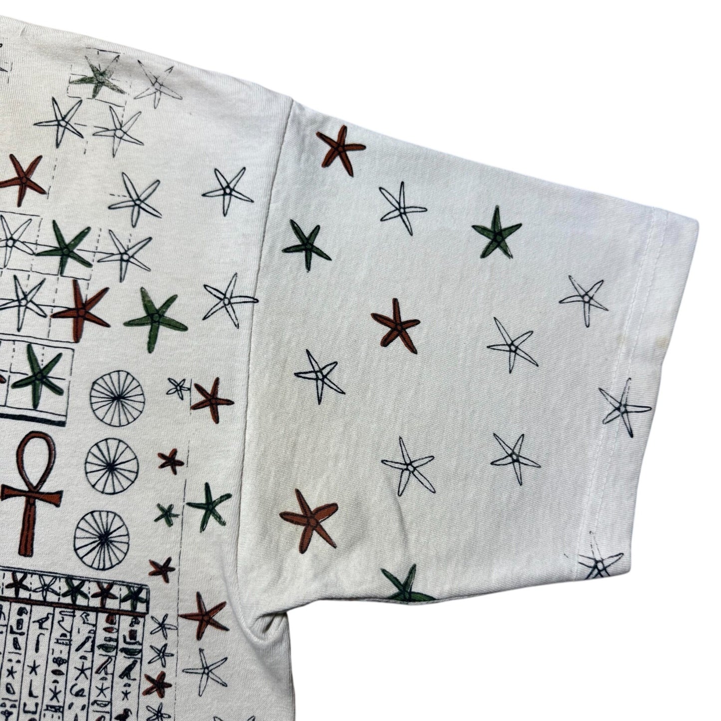 Vintage 1999 Metropolitan Museum of Art Egypt Hieroglyphics Souvenir Shirt Large