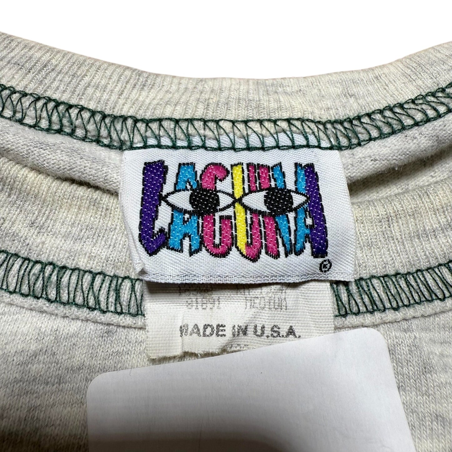 Vintage 90s Laguna Fitness Wear Comfort Wear Heather T-Shirt USA Made - Medium