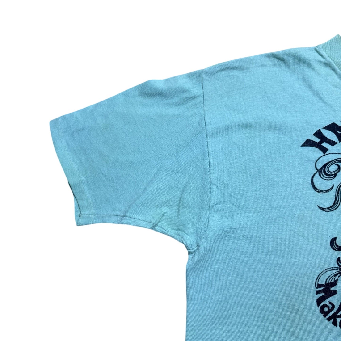 Vintage 70s Hairdressers Make You Feel So Good Hair Medusa Art Shirt Size Large