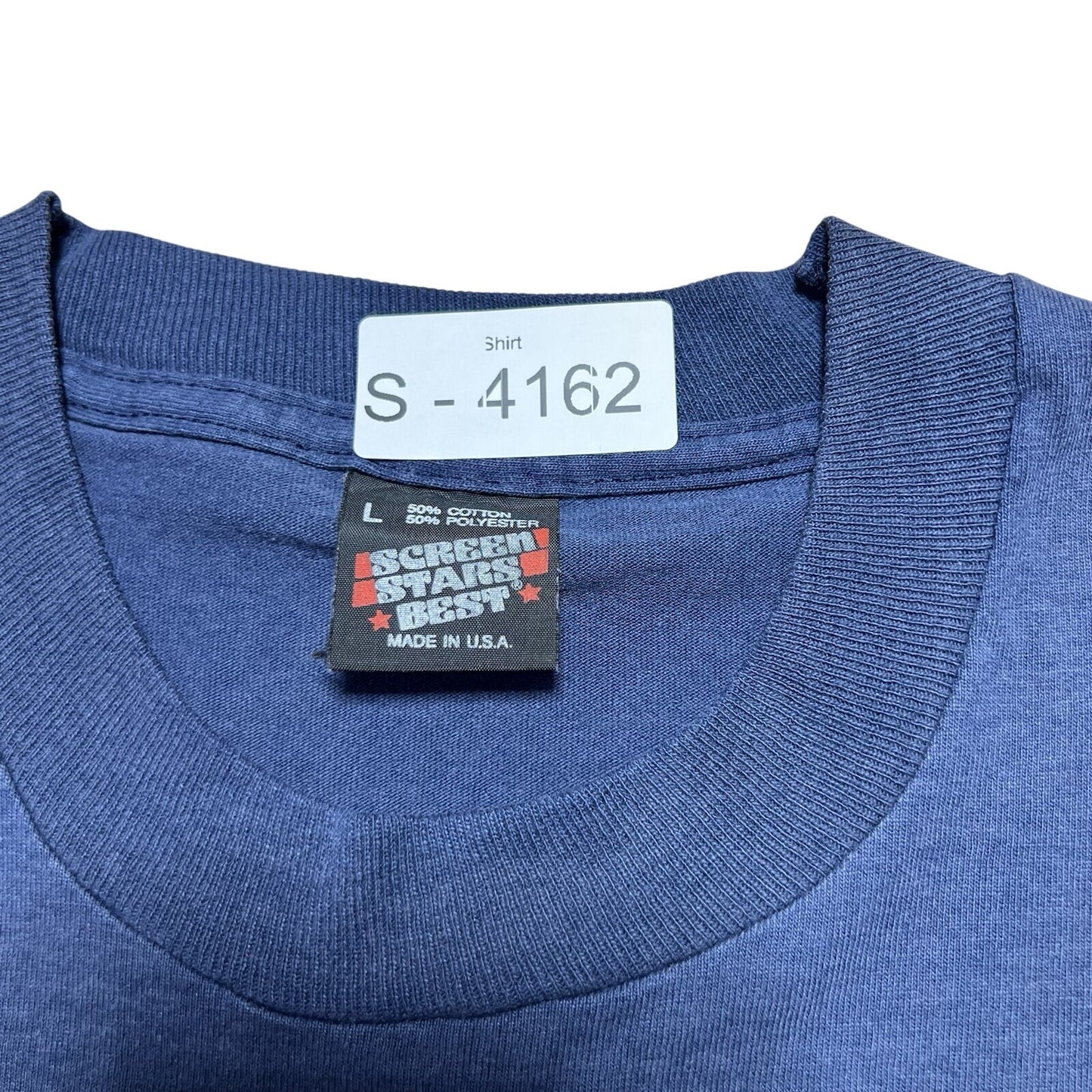Vintage 90s Levi’s Denim Tic Tac Toe Game Shirt Size Large Distressed Faded