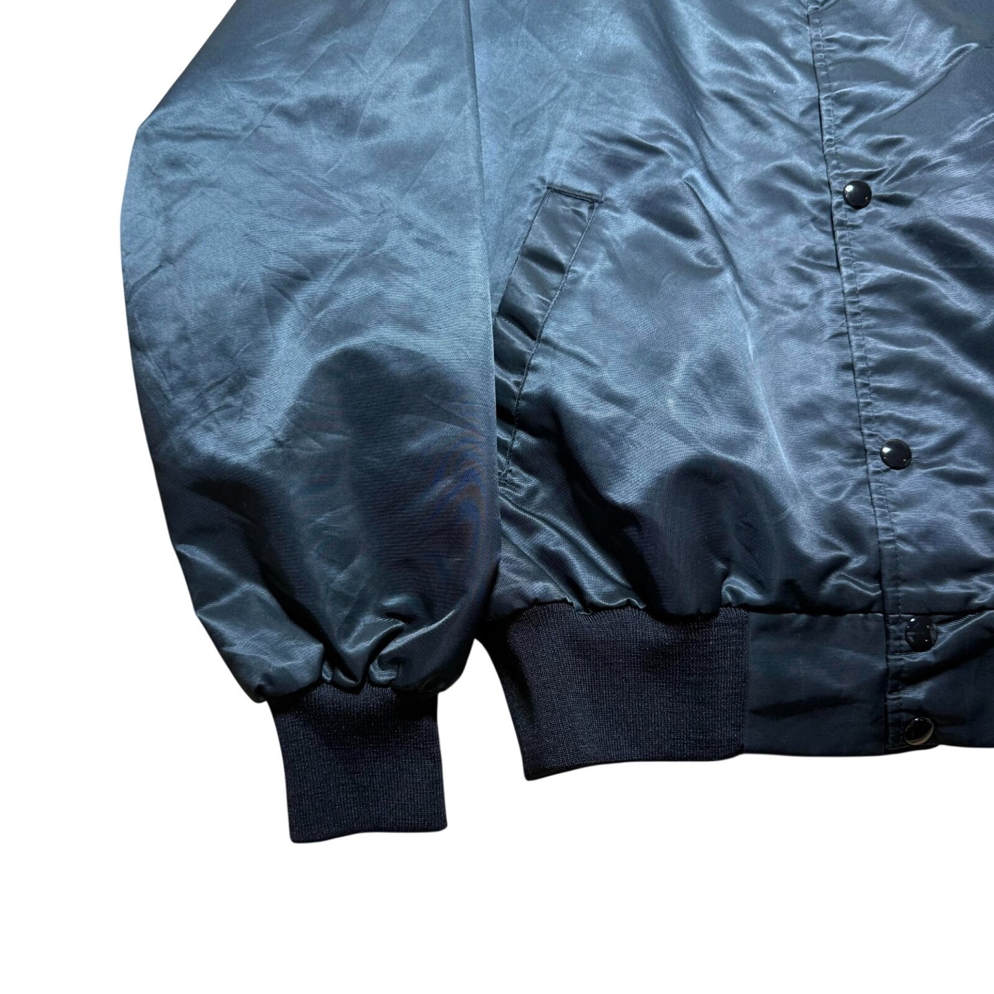 Vintage 80s Joanne World Series Deer Whitetail Trophy Hunt Bomber Jacket Large