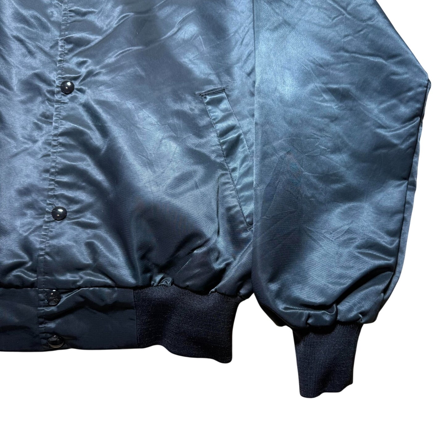 Vintage 80s Joanne World Series Deer Whitetail Trophy Hunt Bomber Jacket Large