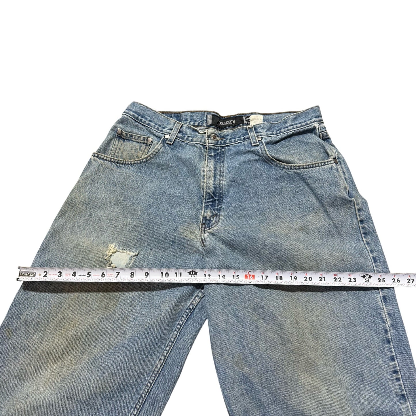 VINTAGE Levis Jeans Mens 36x34 Blue SilverTab Baggy Wide Leg Skater USA 90s Y2K