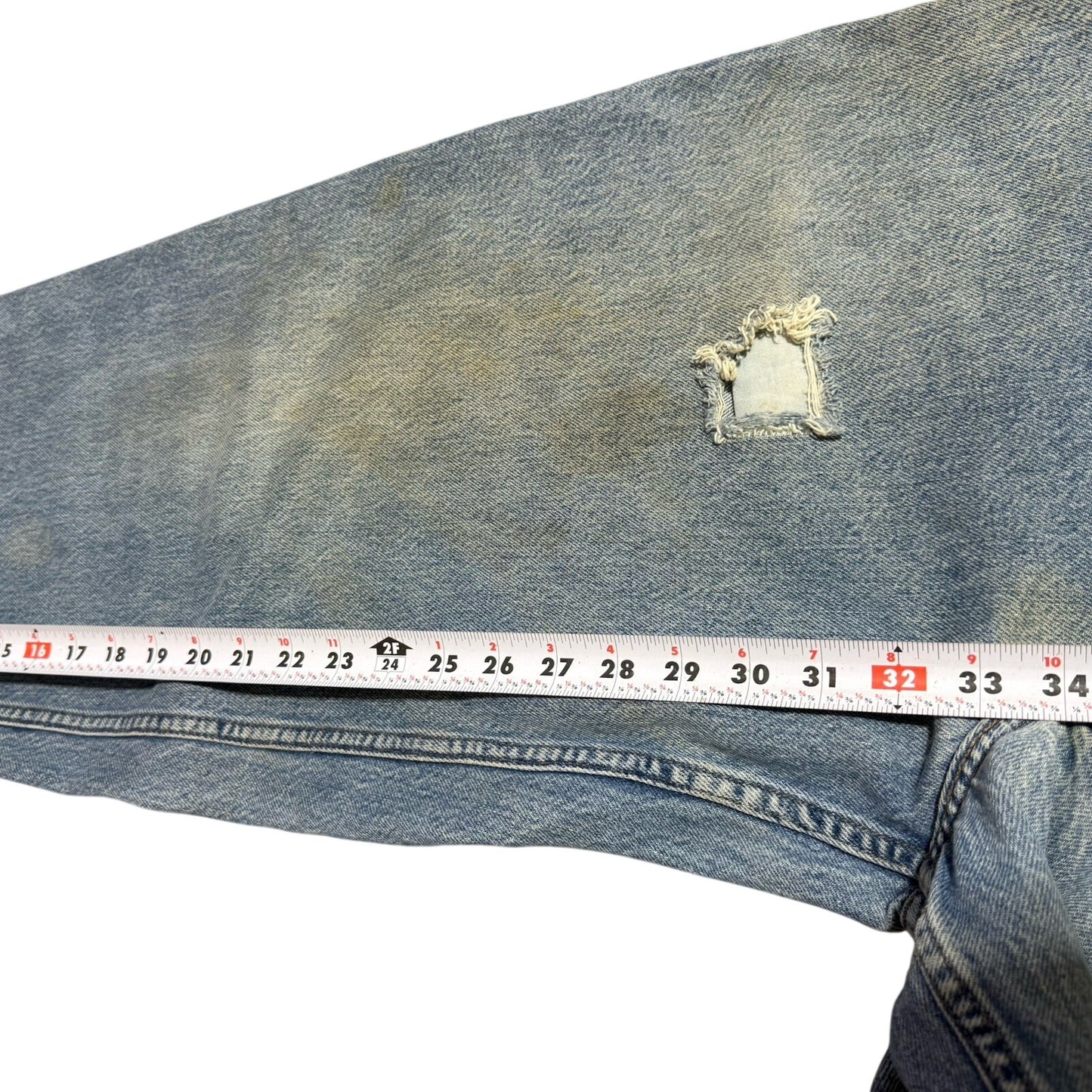 VINTAGE Levis Jeans Mens 36x34 Blue SilverTab Baggy Wide Leg Skater USA 90s Y2K