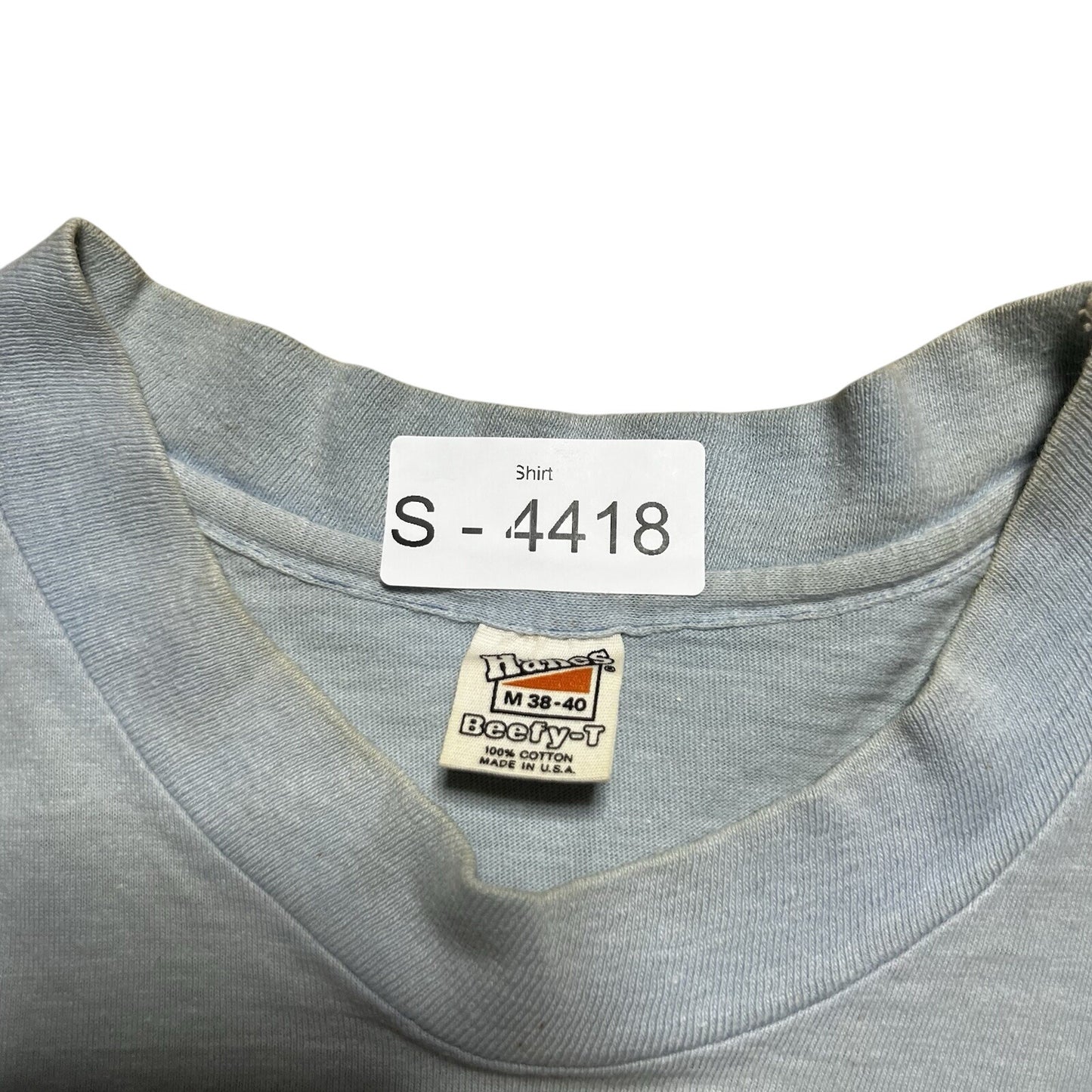 Vintage 70s Hanes Expose Yourself To Overlake Photo Thrashed Faded Shirt Medium