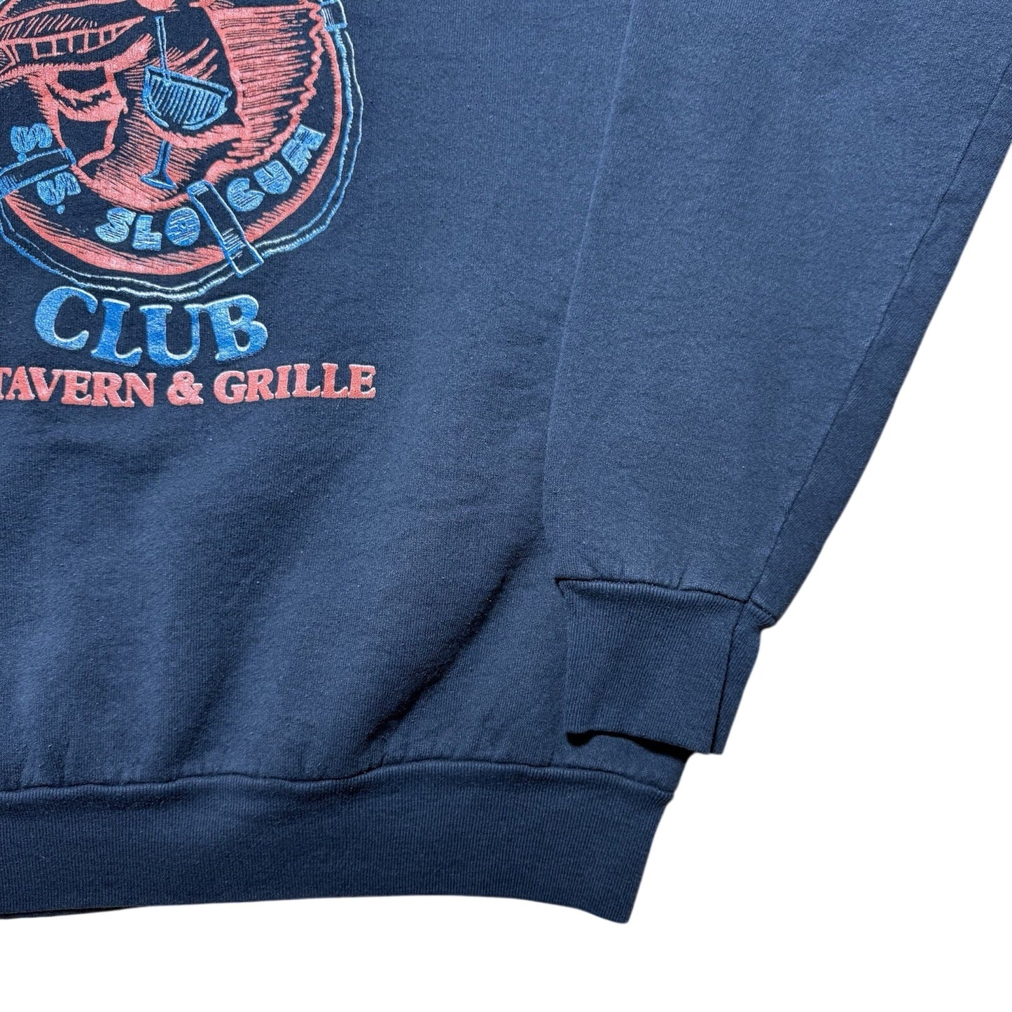 Vintage 80s Slocum’s Bad Girls Beach Club Bar Tavern Sweatshirt Size Medium