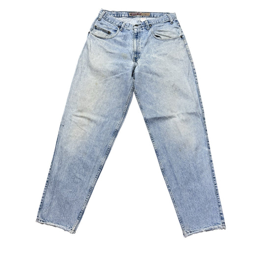 VINTAGE Levis Denim Jeans Mens 33x32 SilverTab 560 Wide Grunge USA 90s Y2K