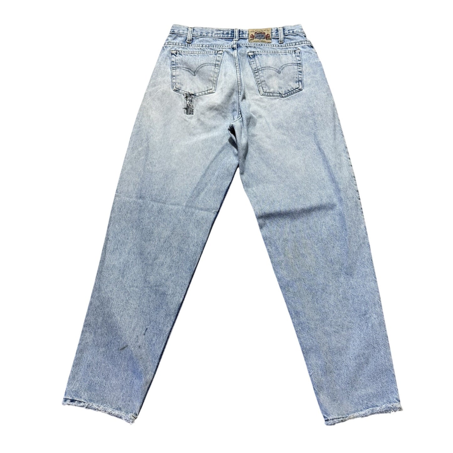 VINTAGE Levis Denim Jeans Mens 33x32 SilverTab 560 Wide Grunge USA 90s Y2K