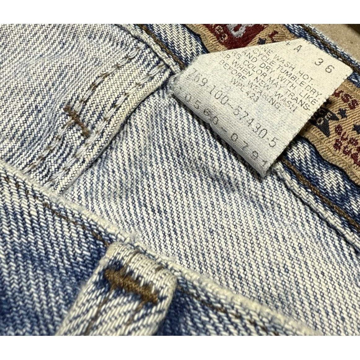 VINTAGE Levis Denim Jeans Mens 33x32 SilverTab 560 Wide Grunge USA 90s Y2K