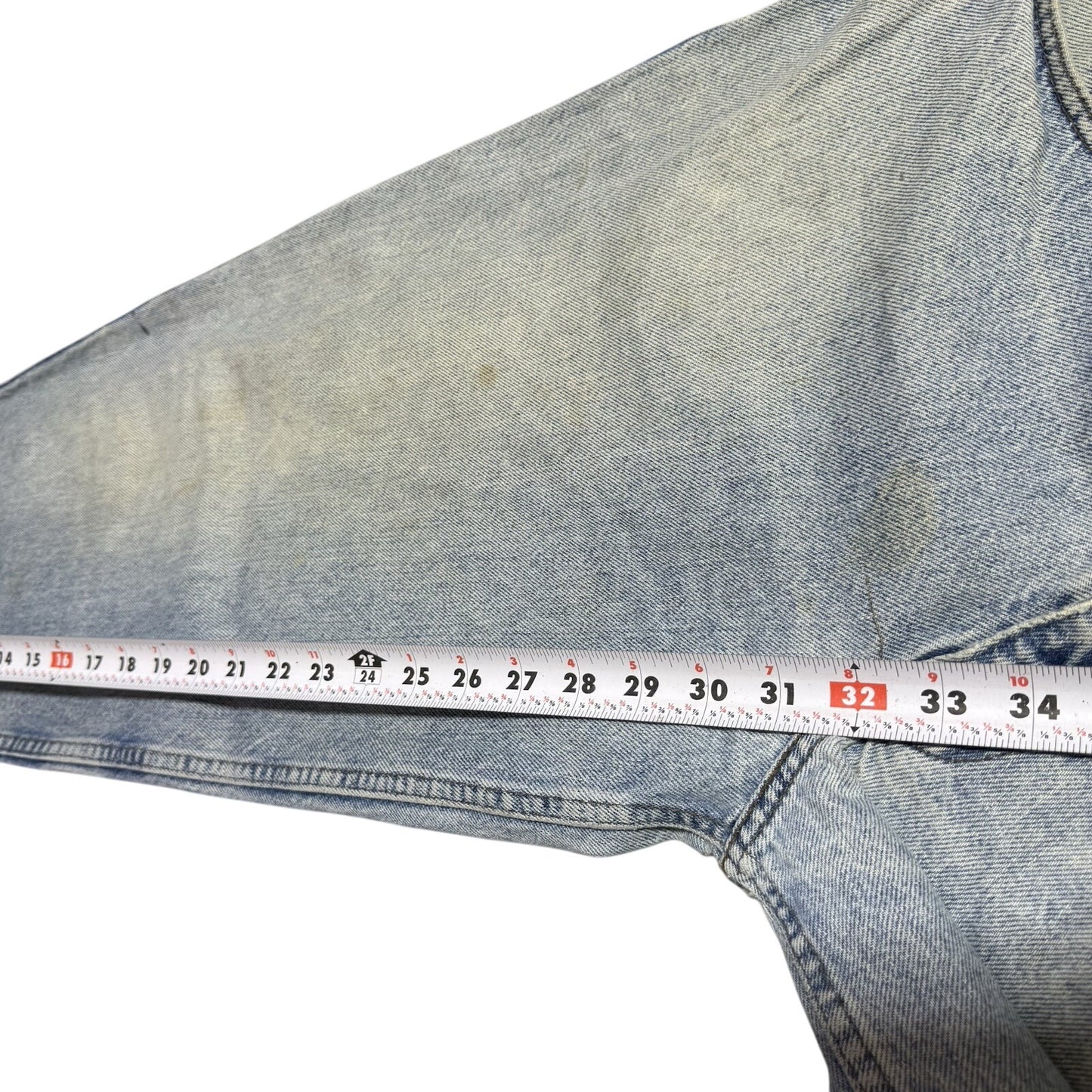 VINTAGE Levis Denim Jeans Mens 33x32 SilverTab 560 Wide Grunge USA 90s Y2K