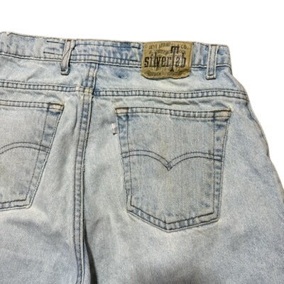 Vintage 90s Levi’s Silver Tab Purple Label Baggy Jeans 30x31 Medium Silvertab