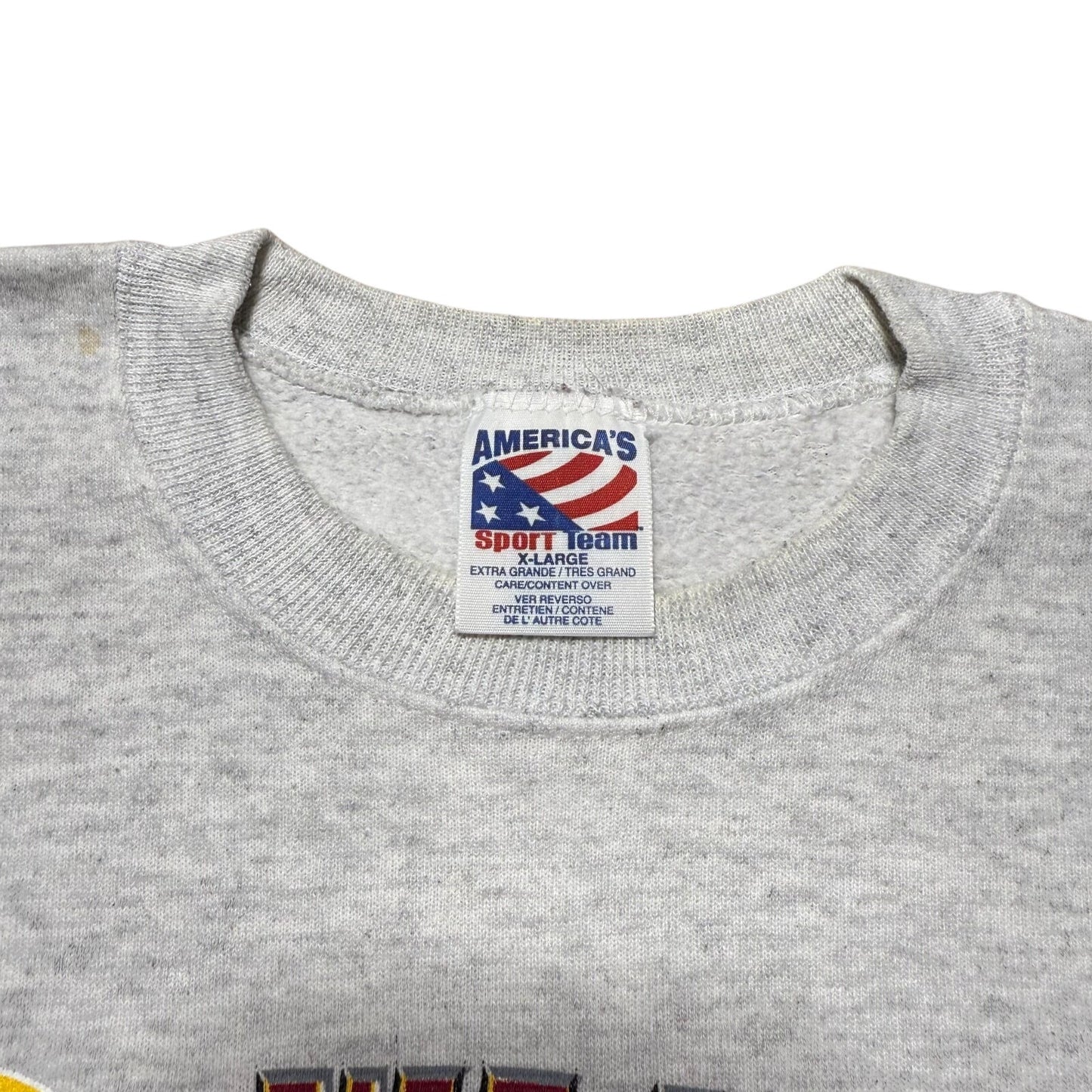 Vintage 1994 Washington Redskin NFL Flintstones Crewneck Pullover Sweatshirt XL