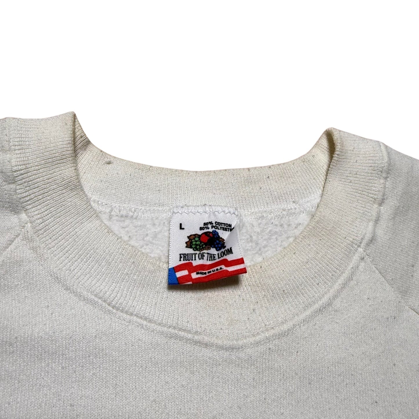 Vintage 1997 It's Boss USA Video Car Flag Crewneck Sweatshirt USA Made - Large