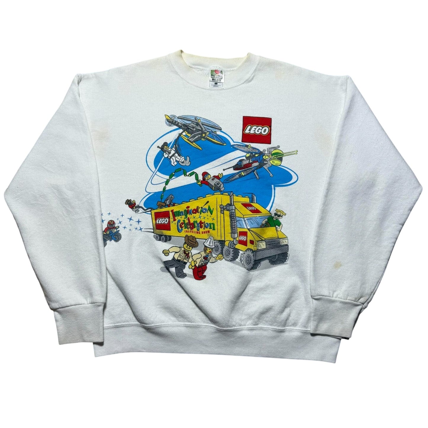 Vintage 1998 LEGO Imagination Celebration Traveling Show Tour Sweatshirt - Large