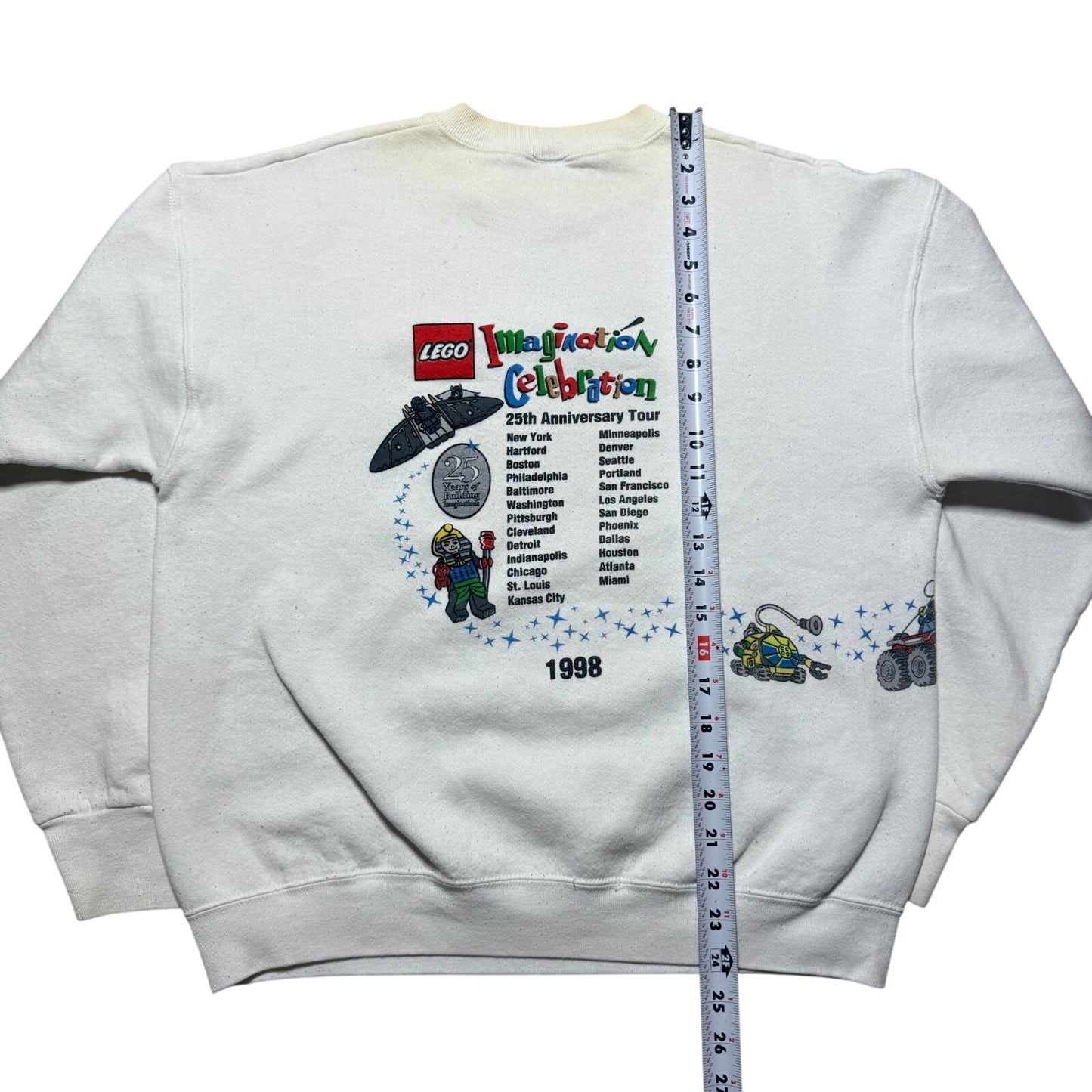 Vintage 1998 LEGO Imagination Celebration Traveling Show Tour Sweatshirt - Large
