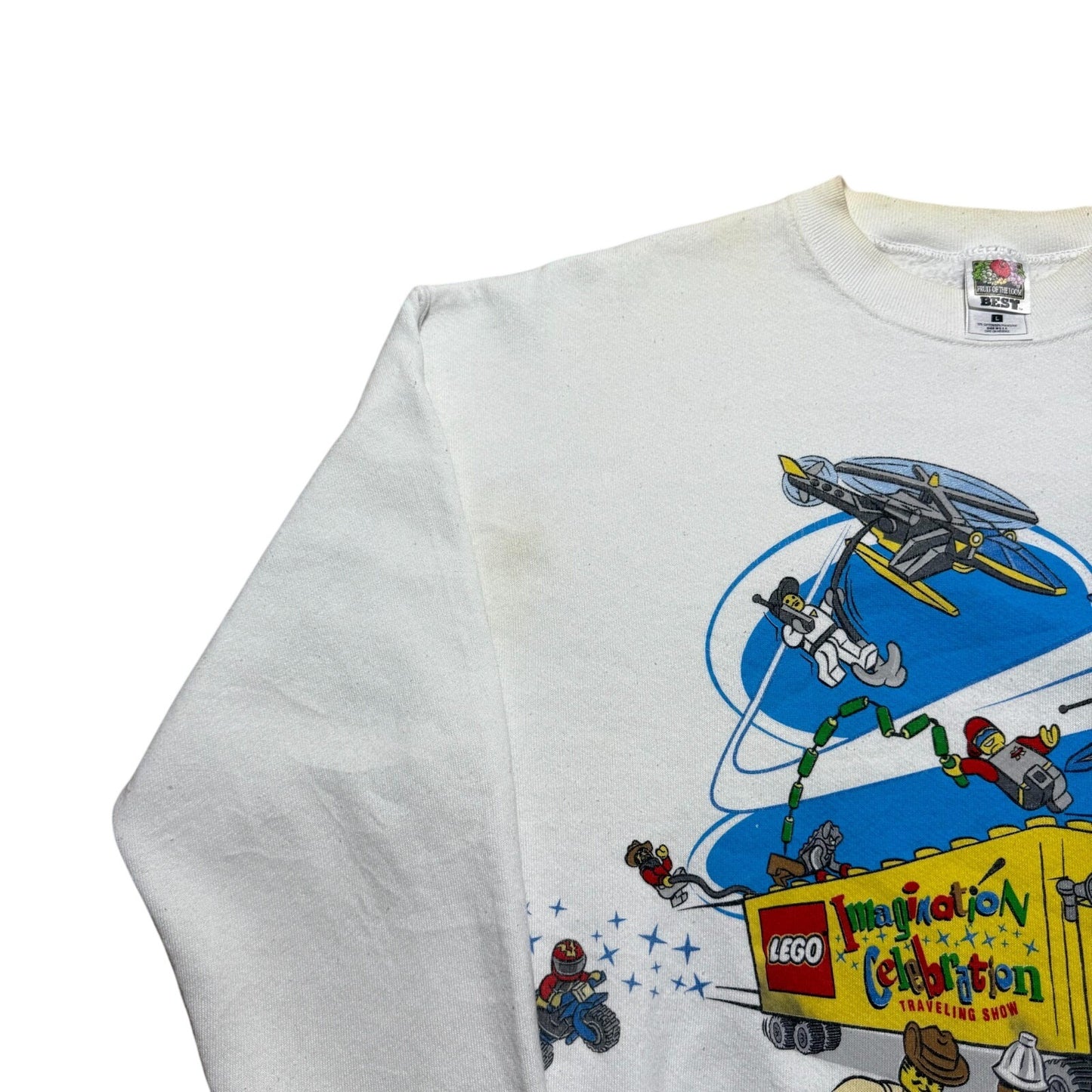 Vintage 1998 LEGO Imagination Celebration Traveling Show Tour Sweatshirt - Large