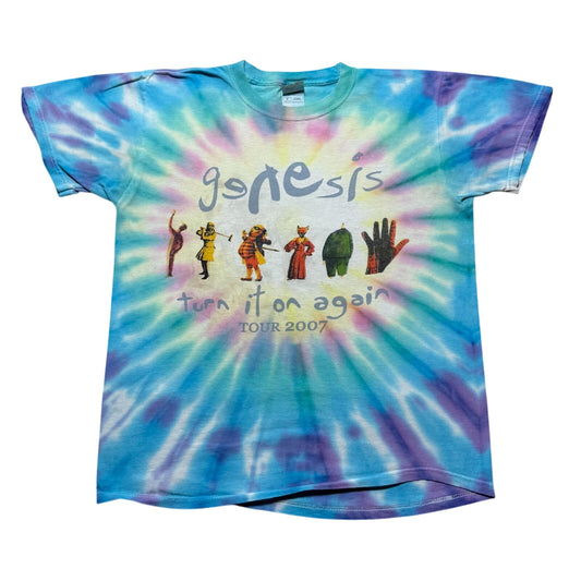 Genesis Turn It On Again Live Tour Reunion Concert Double Sided Shirt - Medium