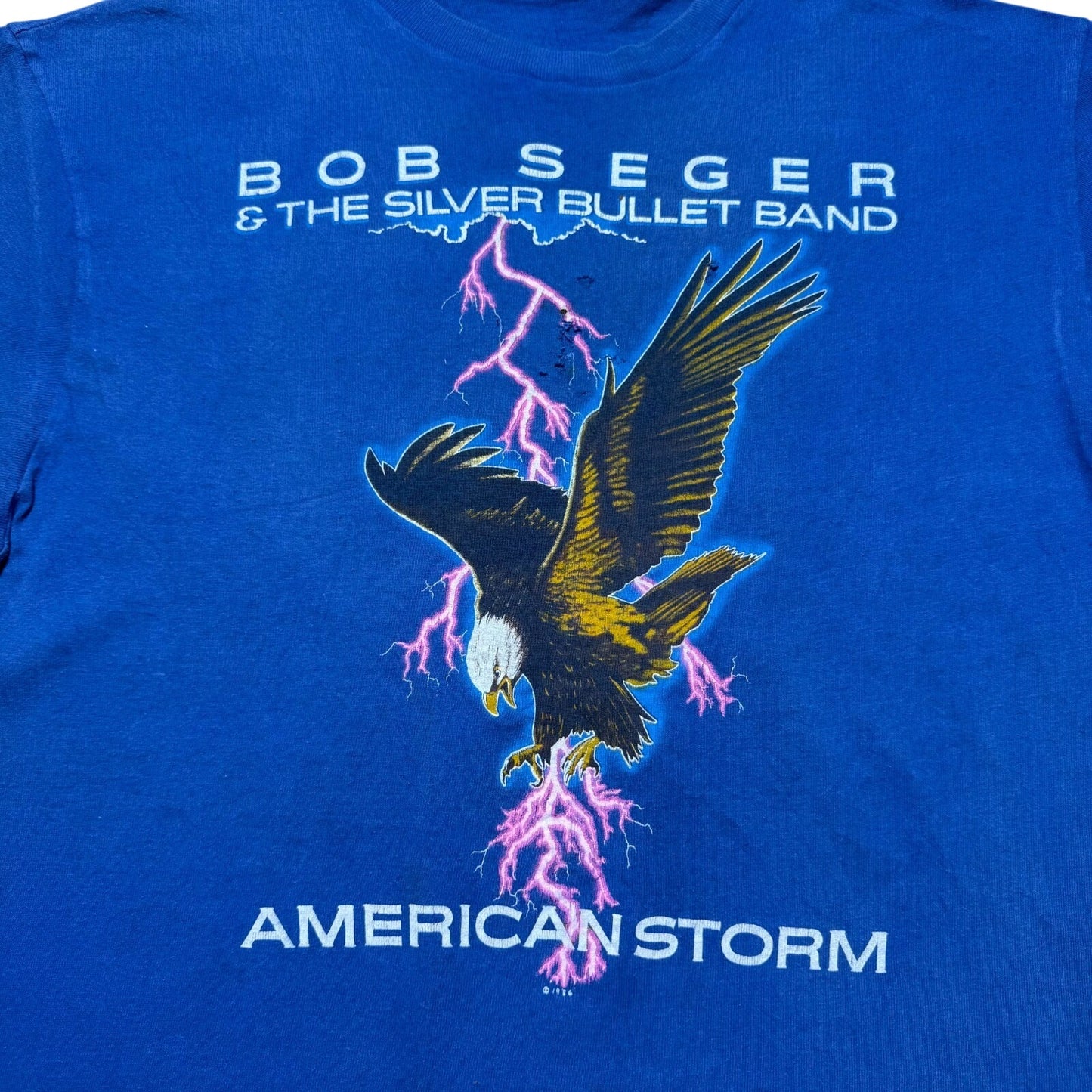 Vintage 1986 Bob Seger and The Silver Bullet Band American Tour T-Shirt - Medium
