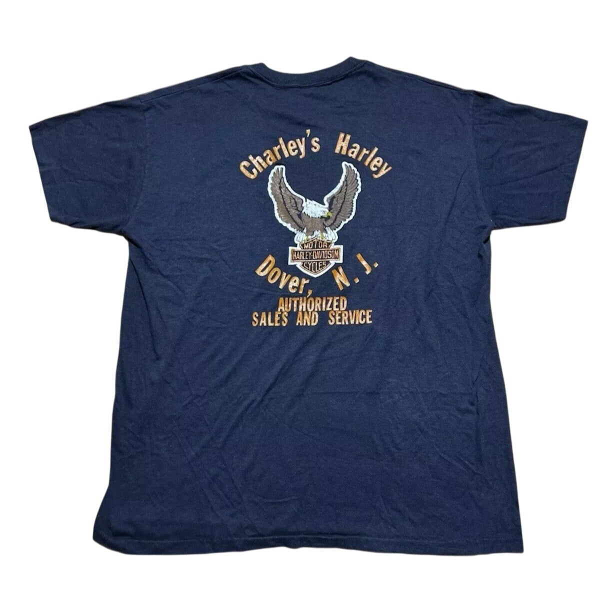 Vintage 70s 80s Harley Davidson “ You One Of Us Or Them ” Jap Bike Shirt Large