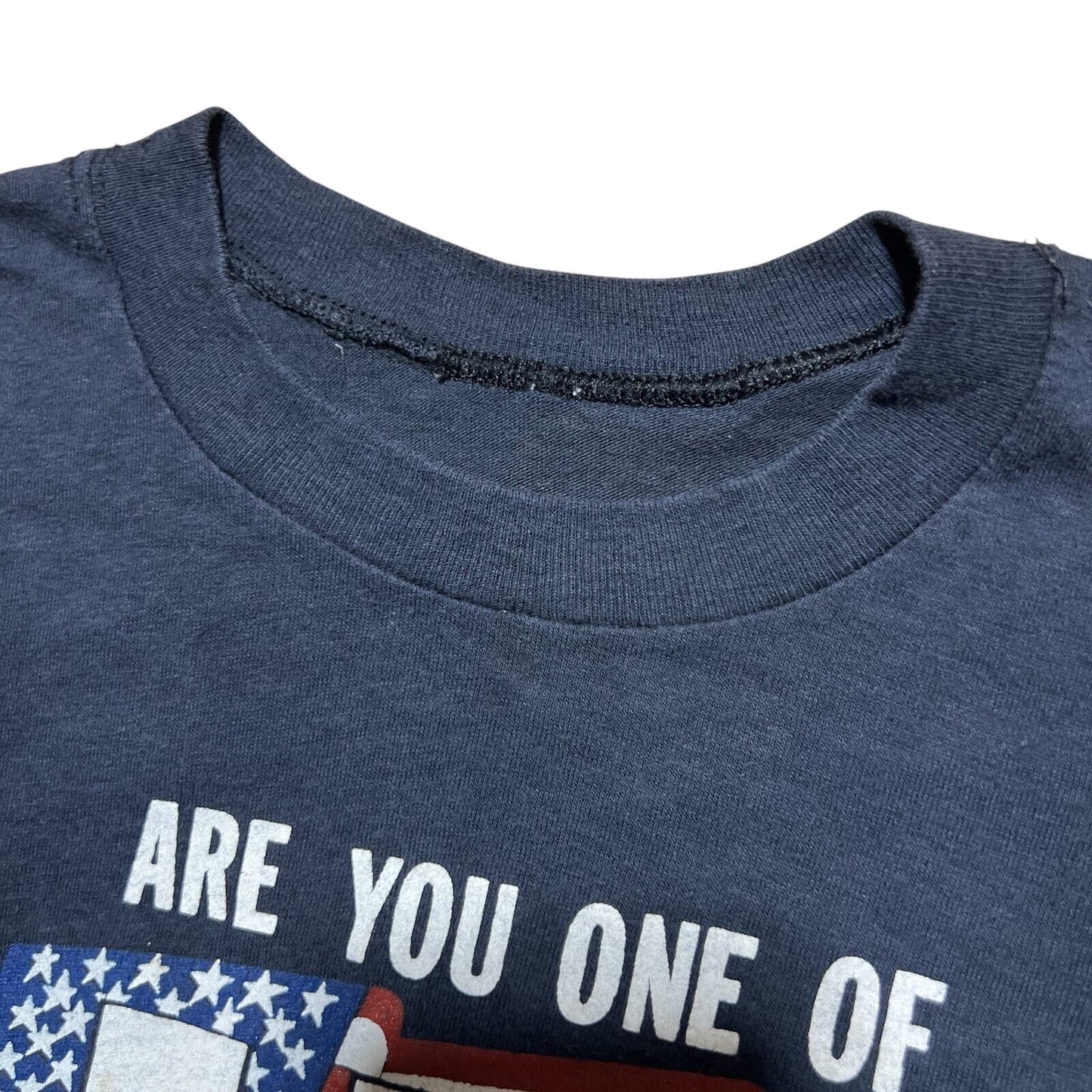 Vintage 70s 80s Harley Davidson “ You One Of Us Or Them ” Jap Bike Shirt Large