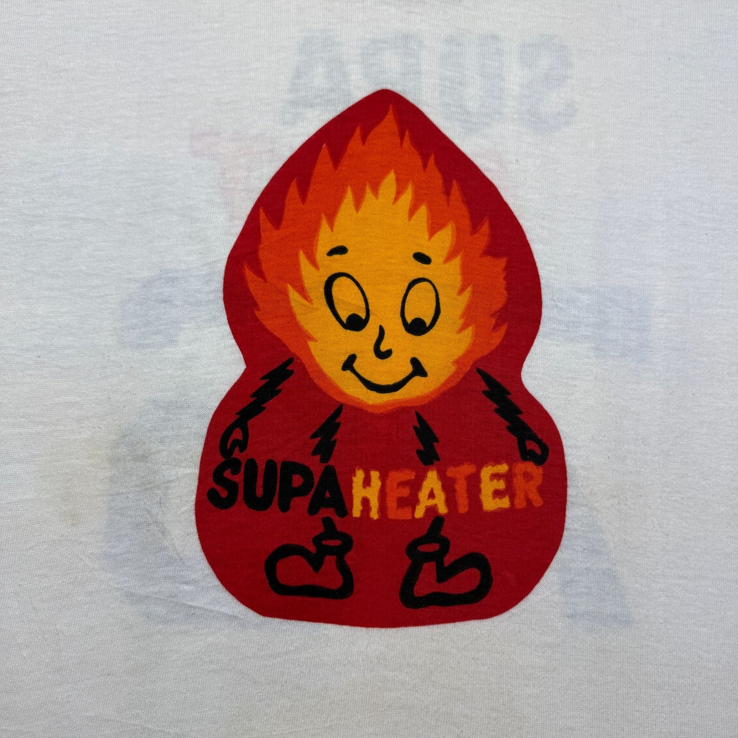 Vintage 70s Champion Supa Heater Supa Heat Band Graphic T-Shirt Ringer Tee
