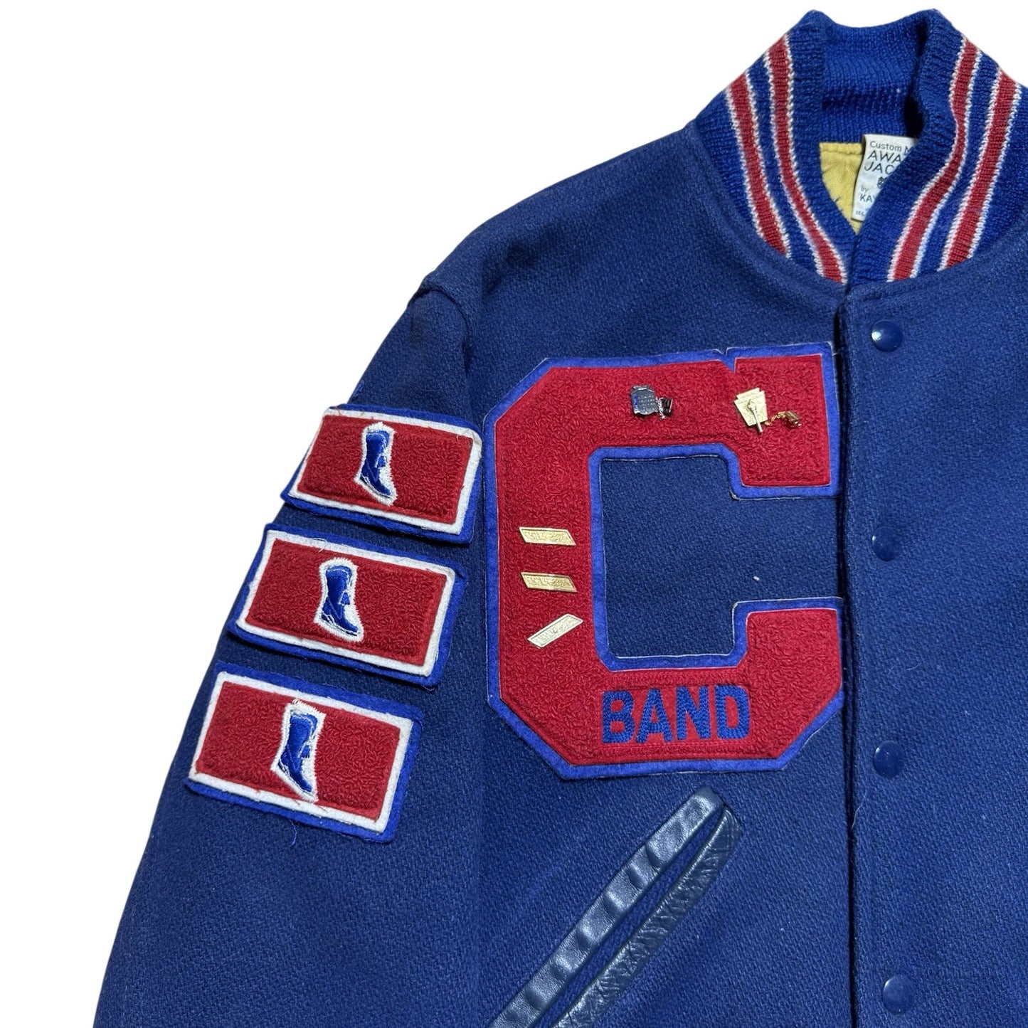Vintage 70s 80s Kaye Brother Chicago Conner Band Varsity USA Band Jacket Small