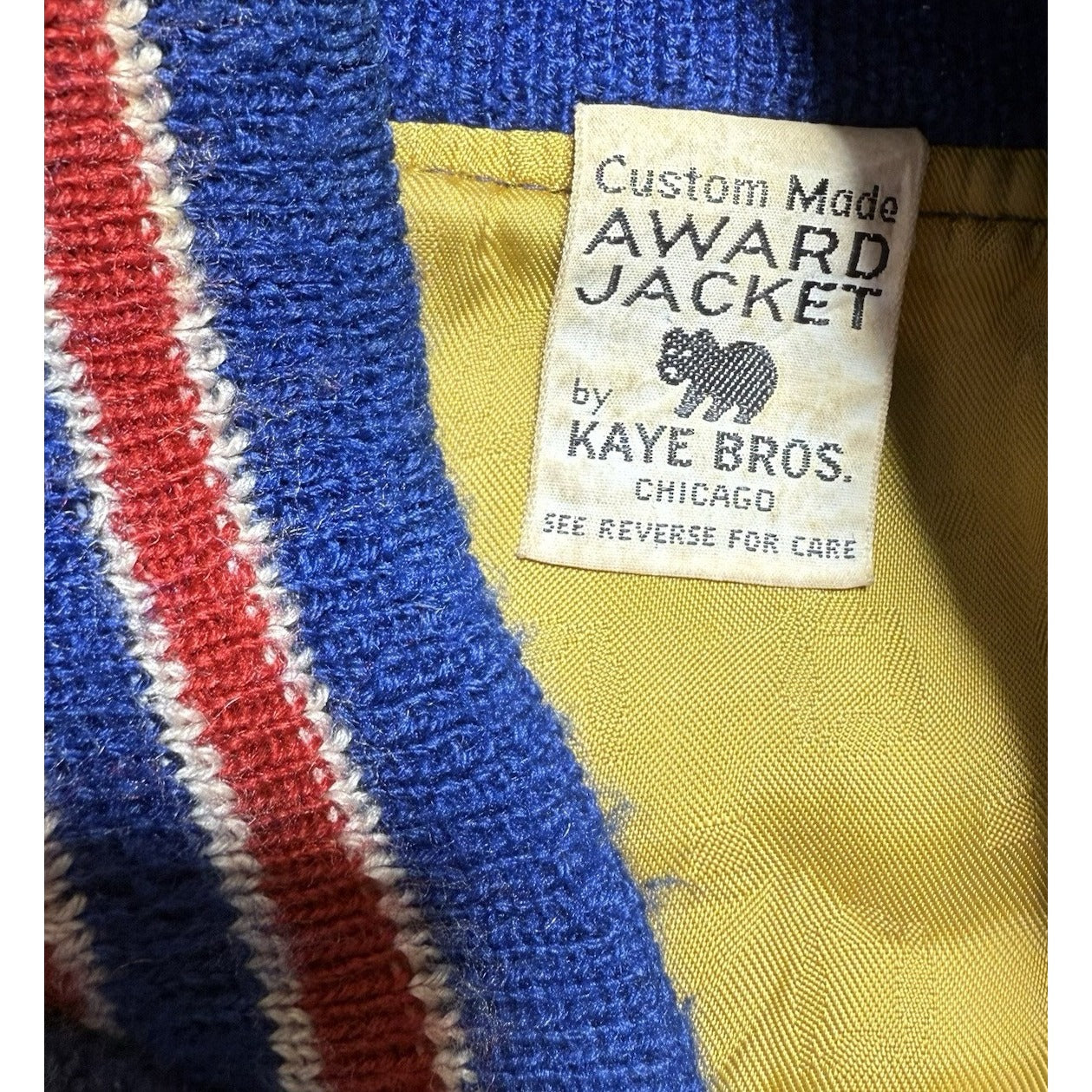 Vintage 70s 80s Kaye Brother Chicago Conner Band Varsity USA Band Jacket Small