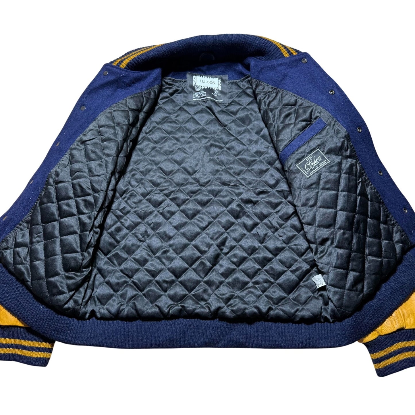 Vintage Y2K Billionaire Boys Club Wool Leather Varsity Letterman Jacket - Medium