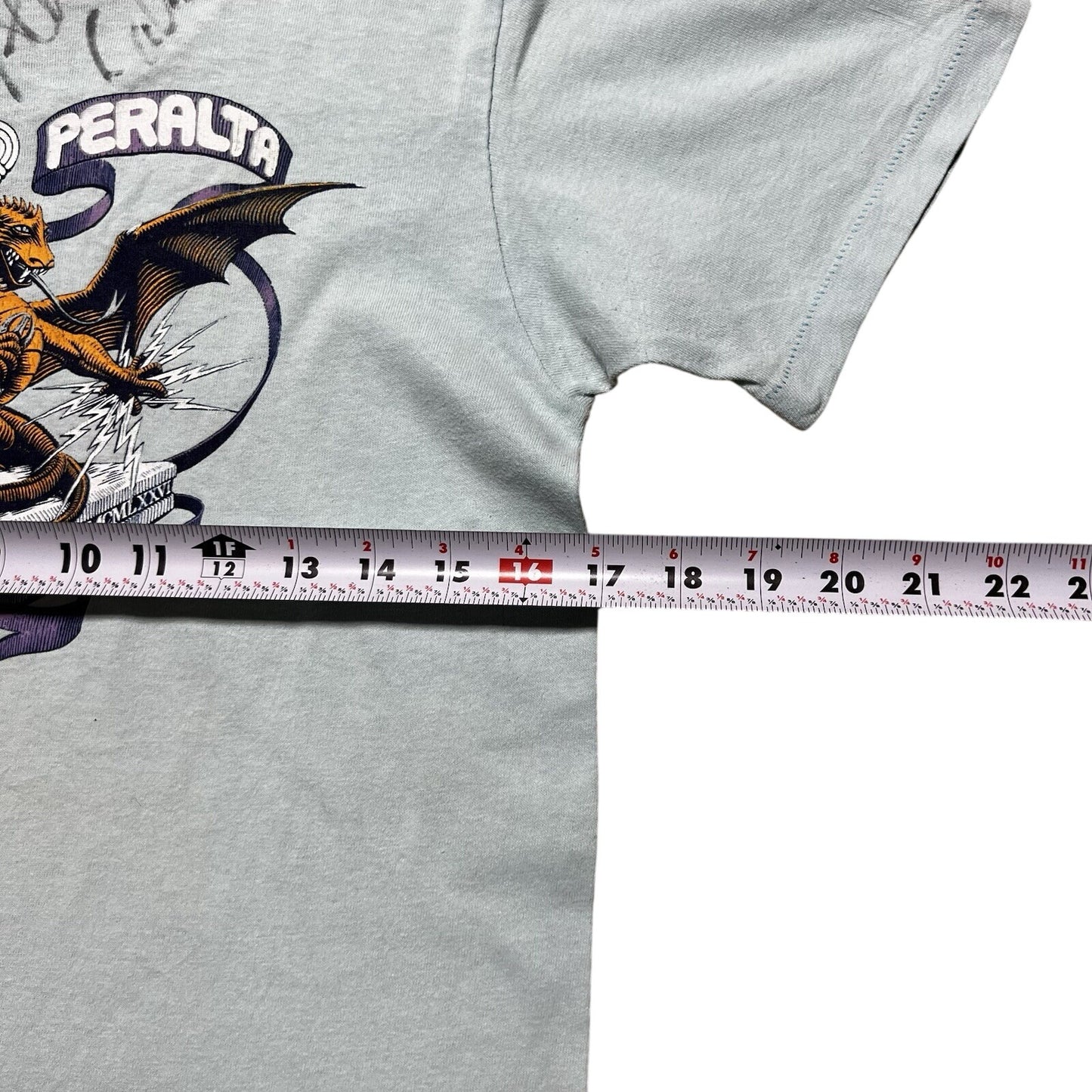 Vintage 80s 1981 Powell Peralta Dragon Graphic Steve Caballero Autographed Small