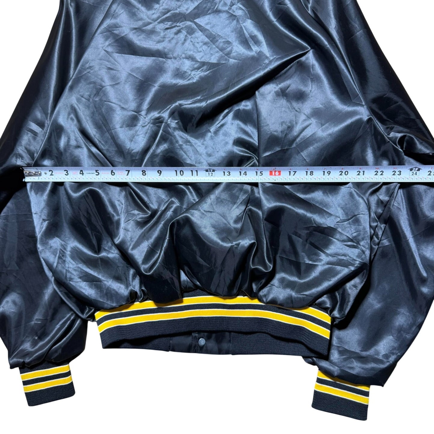 Vintage 1990 NCAA Final Four Satin Bomber Basketball Jacket USA Made Size Large