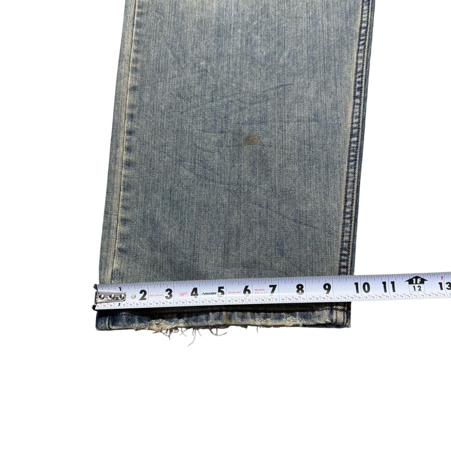 Vintage Y2K RELAXED Baggy SILVERTAB LEVIS Medium Wash JEANS 35 X 32 SILVER TAB