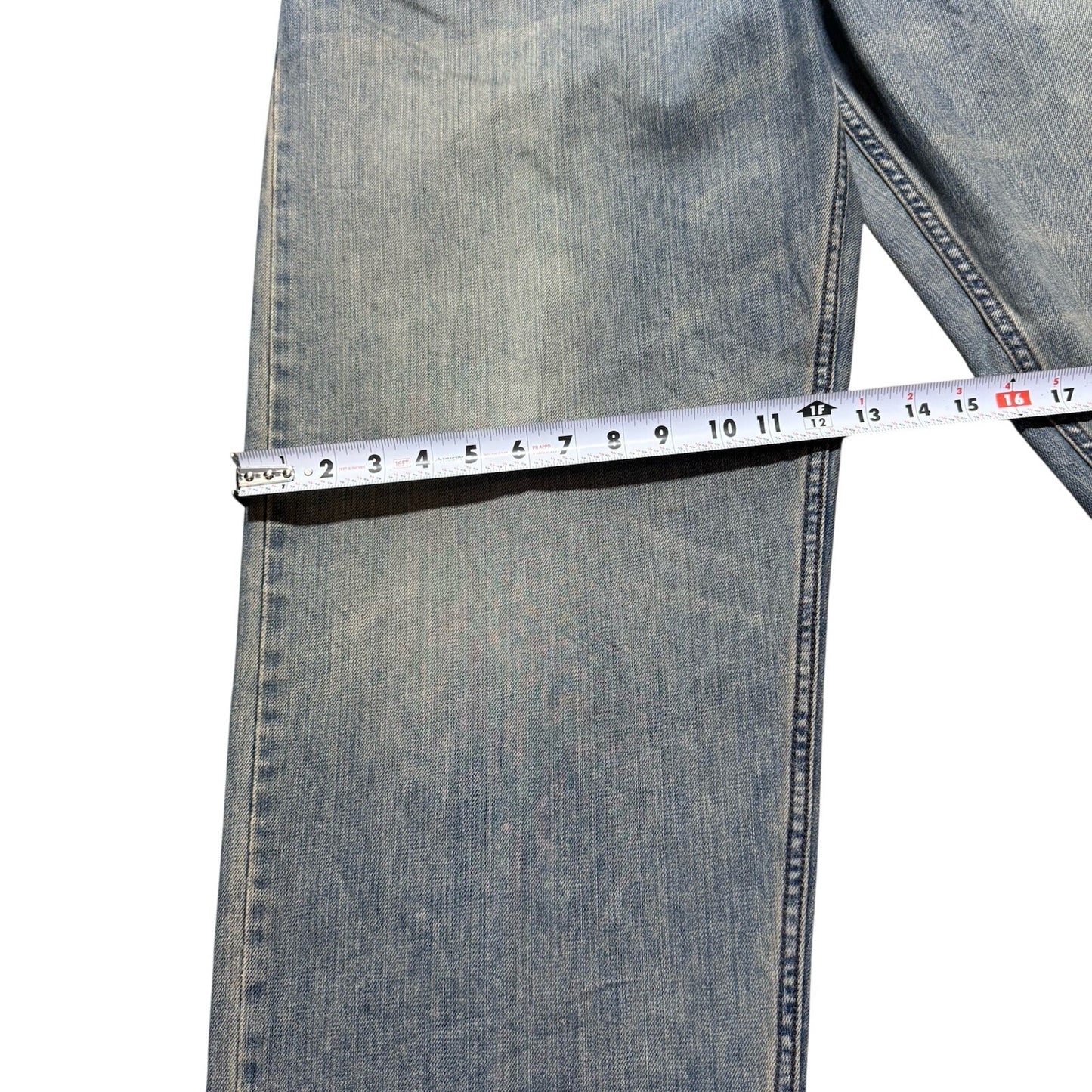 Vintage Y2K RELAXED Baggy SILVERTAB LEVIS Medium Wash JEANS 35 X 32 SILVER TAB