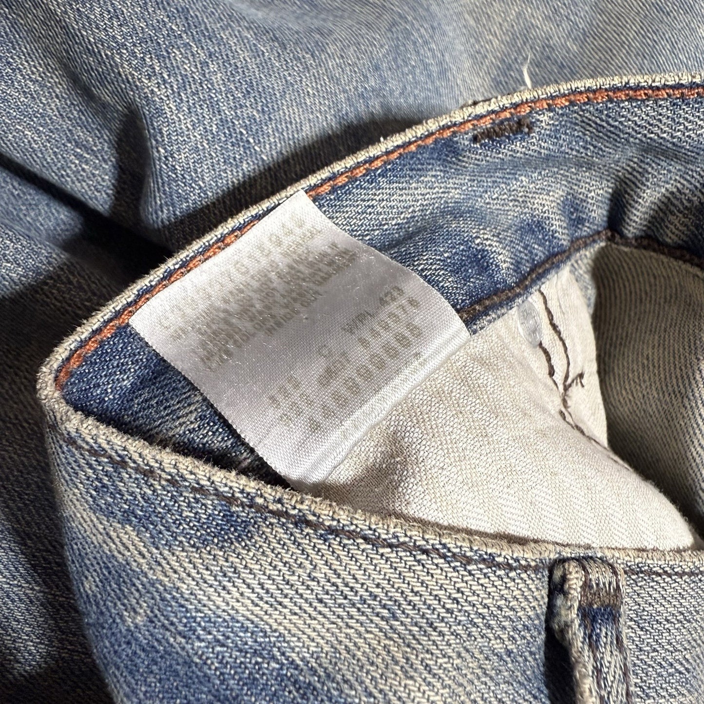 Vintage Y2K RELAXED Baggy SILVERTAB LEVIS Medium Wash JEANS 35 X 32 SILVER TAB